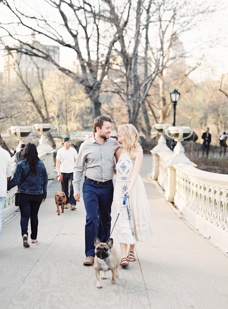  NYC Fine Art Film Wedding Photographer | New York Wedding Photographer |&nbsp;Central Park Engagement Session | Published on Style Me Pretty 