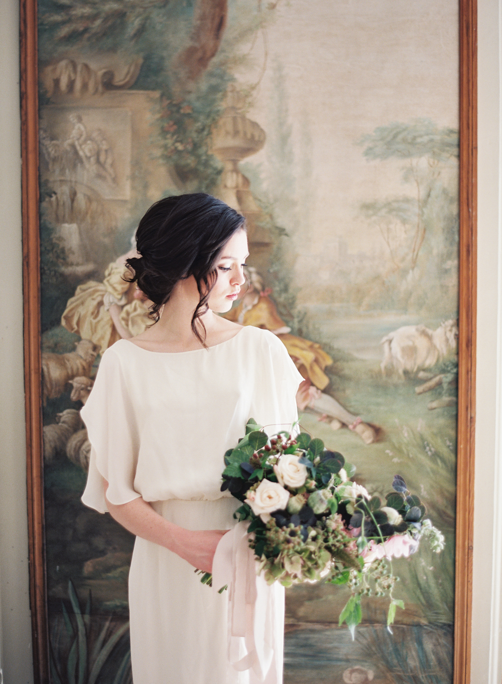 Vicki Grafton Photography Fine Art Film Destination Wedding Photographer | Intimate French Chateau Wedding