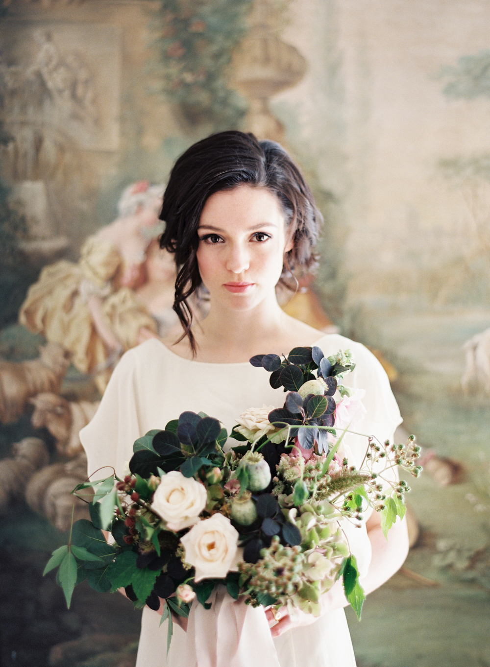 Vicki Grafton Photography Fine Art Film Destination Wedding Photographer | Intimate French Chateau Wedding